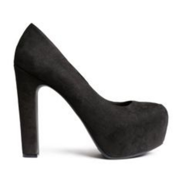 New Divided Platform Suede High Heels - Picture 4 of 8